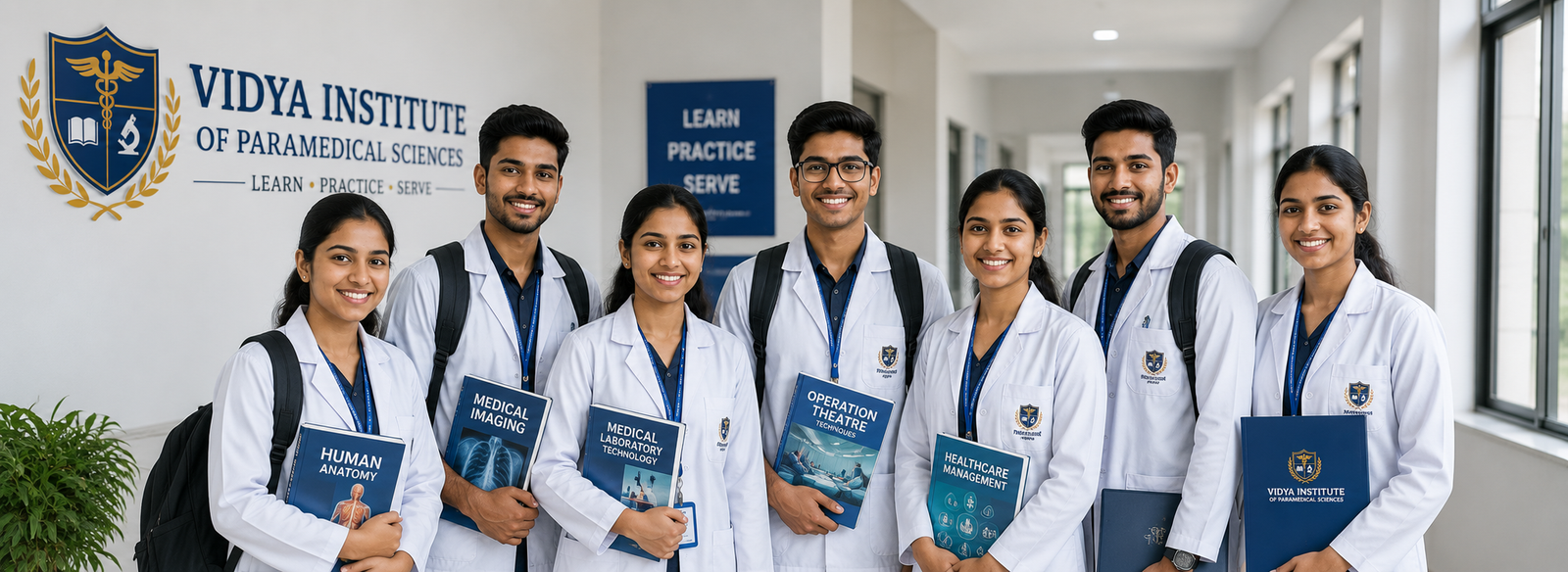 Students at Mandya Para Medical College